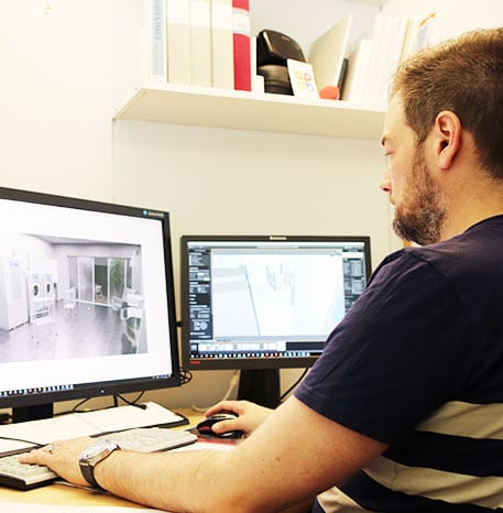 3D-layouter för tvättstugor