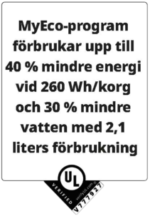 energieffektiv underbänkdiskmaskin