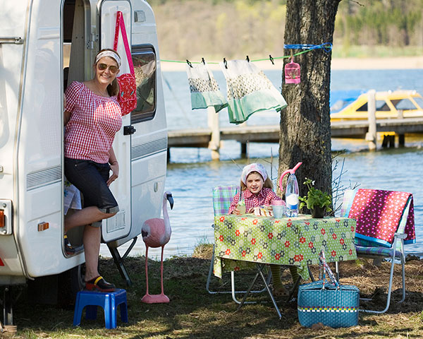 Camping tvättmaskin - tvätta på campingplatsen